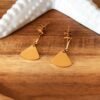Boucles d'Oreilles Golden Candle – Image 2