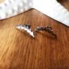 Boucles d'Oreilles Silver Wheat – Image 2