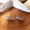 Boucles d'Oreilles Silver Growth – Image 2
