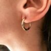 Boucles d'Oreilles Golden Small Circle
