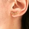 Boucles d'Oreilles Golden Stars