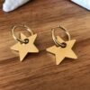 Boucles d'Oreilles Golden Big Star – Image 4