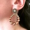 Boucles d'oreilles Pearl Brown Imperial – Image 2