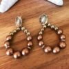 Boucles d'oreilles Pearl Brown Imperial – Image 3