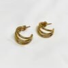 Boucles d'Oreilles Golden Small Splendid – Image 3