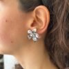 Boucles d'Oreilles Huge Flower – Image 2