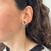 Boucles d'Oreilles Silver Lotus Beauty – Image 2