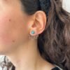 Boucles d'Oreilles Silver Lotus Beauty – Image 5