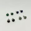 Boucles d'Oreilles Silver Colorful Chip – Image 2